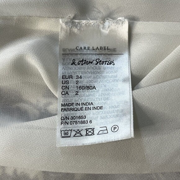 & Other Stories Mini Wrap Dress In Floral Lucia Print - Picture 13 of 16